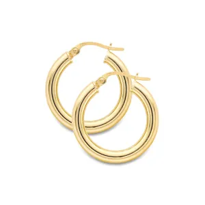 9ct Gold Hoop Earrings