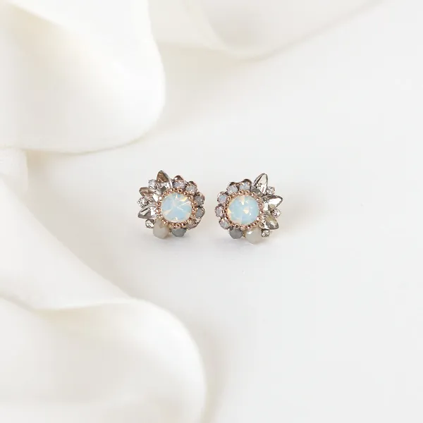 Amelia Crystal Post Earrings