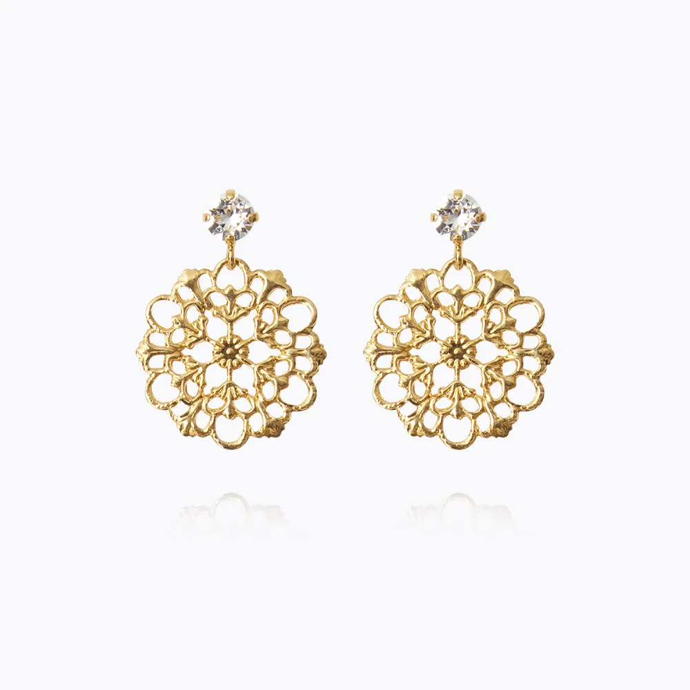 Andrea Earrings / Crystal