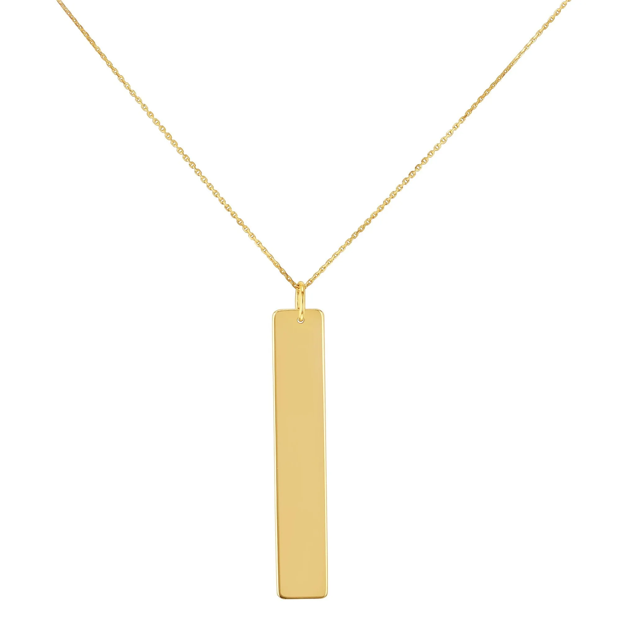 Bar Name Plate Necklace