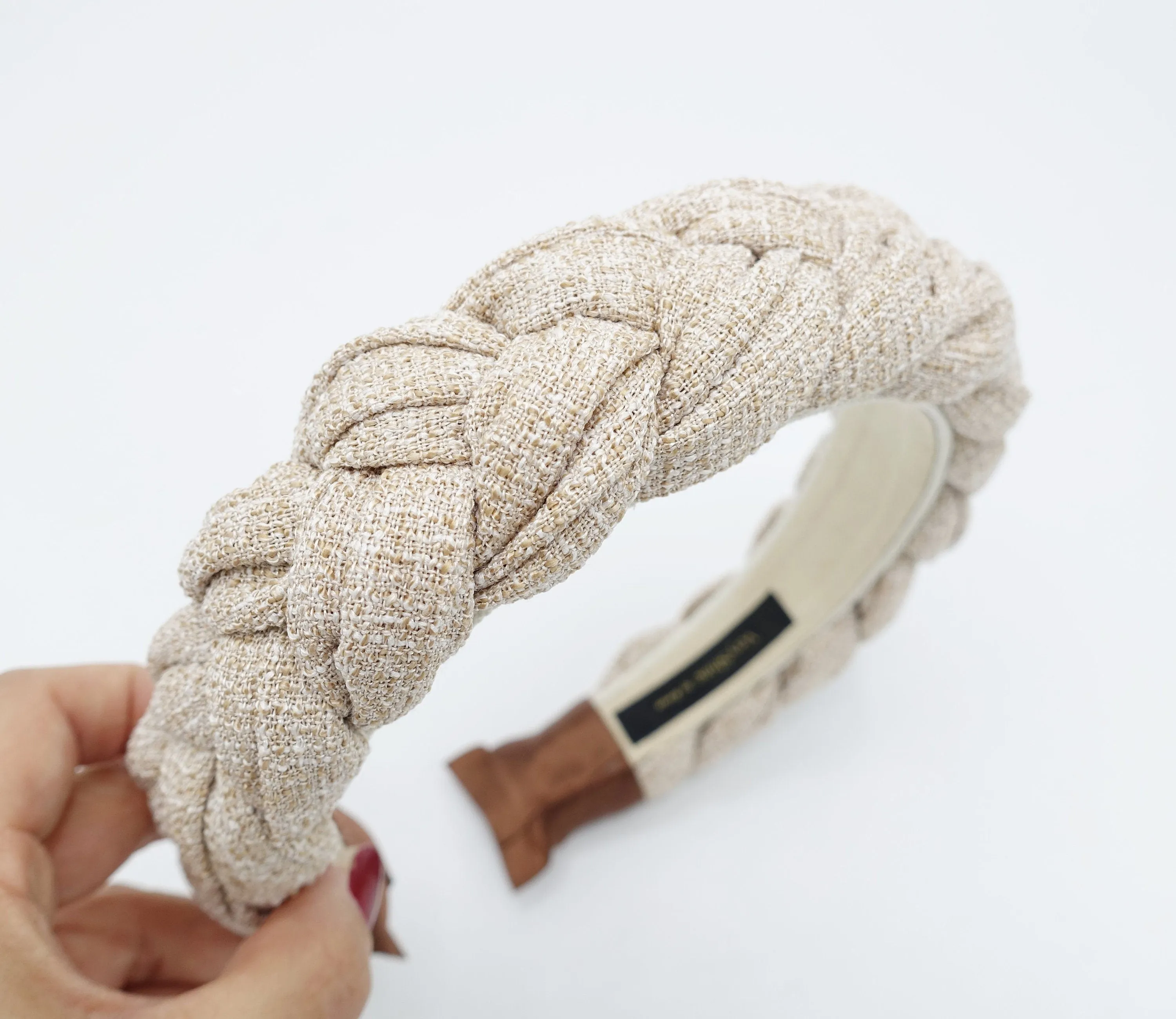 chunky braided headband stylish women plaited hairband