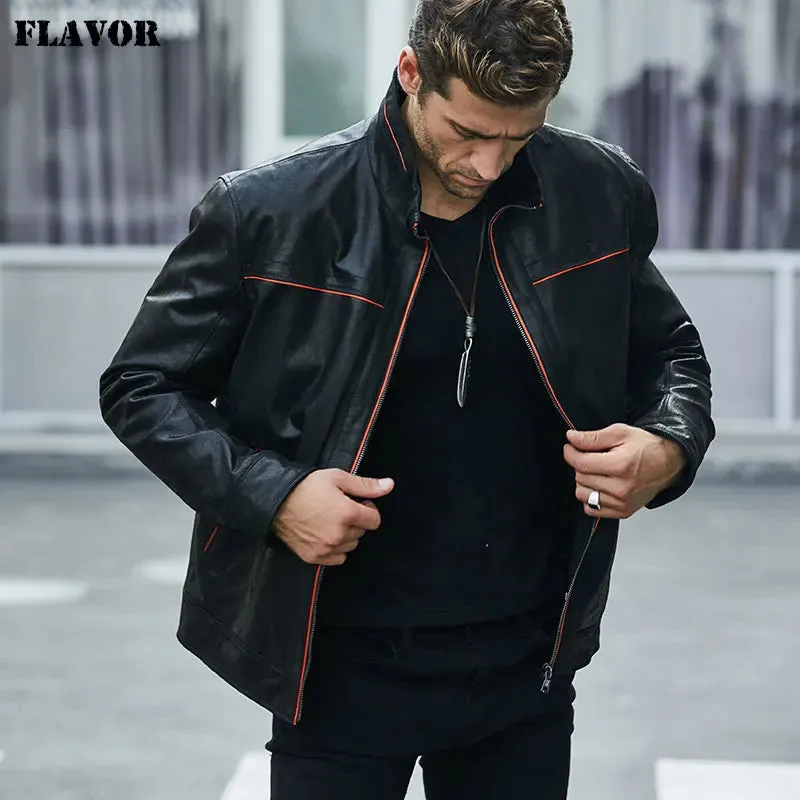 Men's Pigskin Leather Jacket