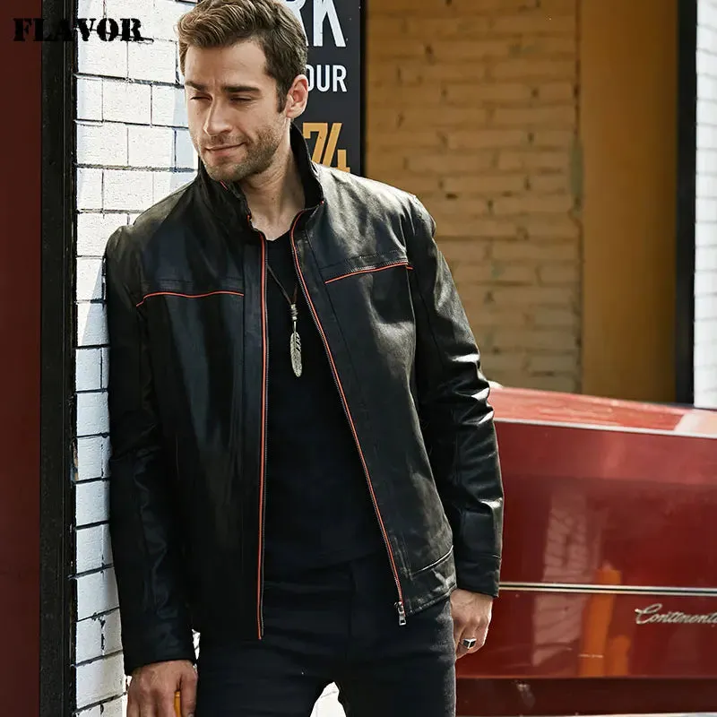 Men's Pigskin Leather Jacket