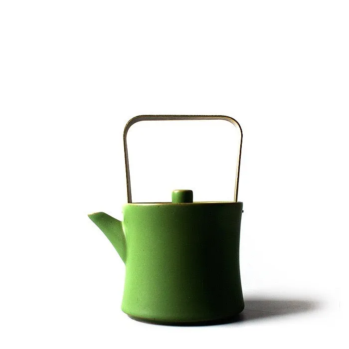 Mirai Modern Green Oriental Tea Pot