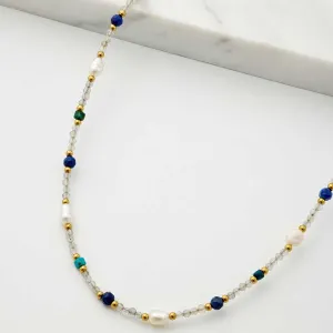 Monique Necklace | Navy