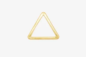 Open Triangle Charm Wholesale 14K Gold, Solid 14K Gold, 270G