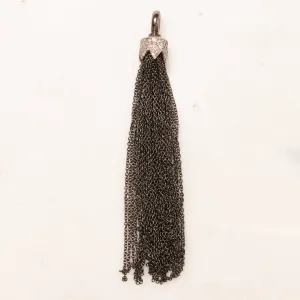 Pave Diamond and Chain Pendant