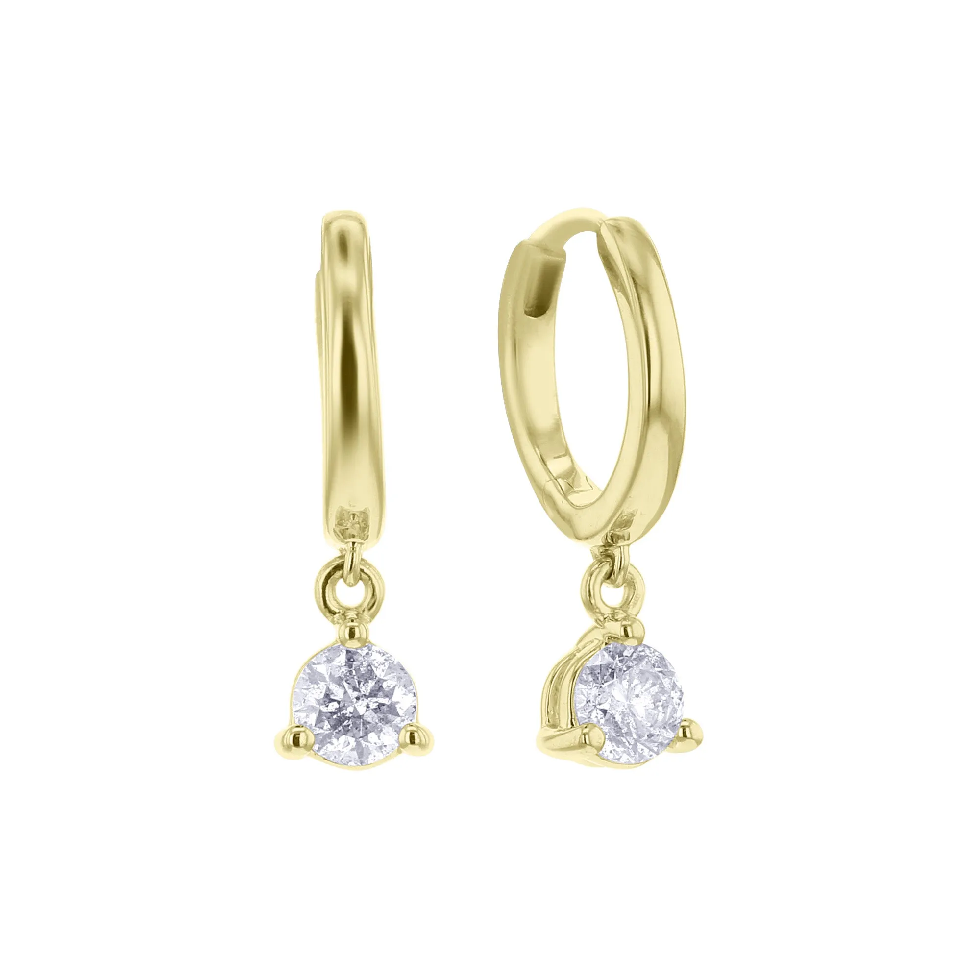 Pure Elegance Diamond Drop Earrings 3/4ct