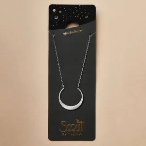 Refined Necklace Collection - Crescent / Silver