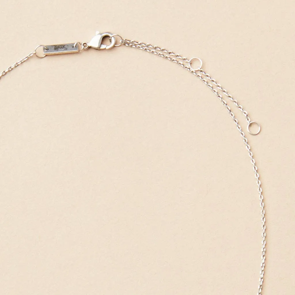 Refined Necklace Collection - Crescent / Silver