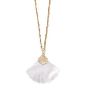 Sunset Cove Mother Of Pearl Shell Necklace