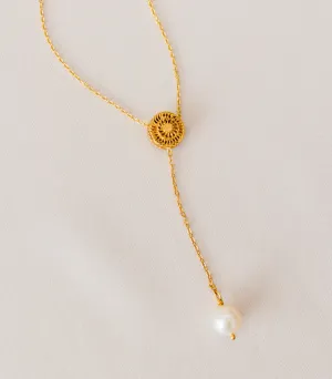 The Padumna Pearl Tambourine Necklace